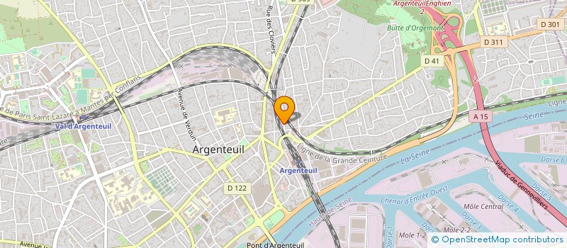 localisation de l'entreprise REMY GERVAIS DIRECTION  ARGENTEUIL