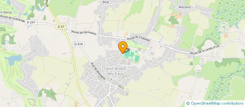 localisation de l'entreprise REMY LE JARDINIER SERVICES à SAINT-ANDRE-DES-EAUX