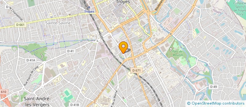 localisation de l'entreprise REMY LEFRANC à TROYES