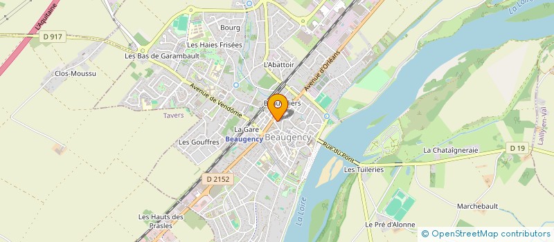 localisation de l'entreprise REMY MAUGER à BEAUGENCY