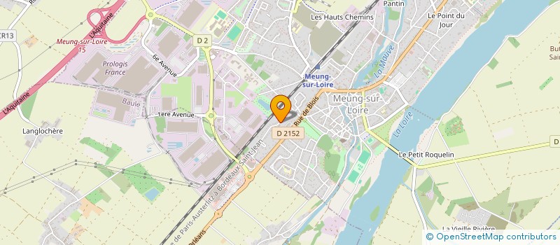 localisation de l'entreprise REMY MOTOCULTURE à MEUNG-SUR-LOIRE