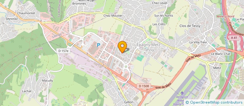 localisation de l'entreprise REMY PAYSAGE  EPAGNY METZ-TESSY