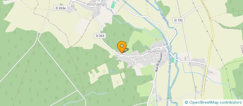 localisation de l'entreprise REMY PERE ET FILS à LOUVEMONT