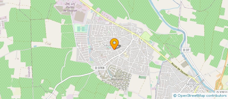 localisation de l'entreprise REMY PEREZ à SAUVIAN
