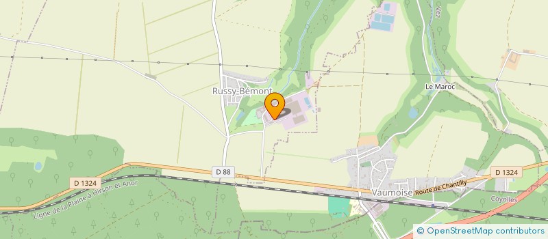 localisation de l'entreprise REMY PLAST à RUSSY-BEMONT