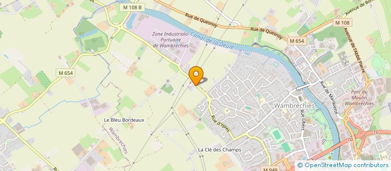 localisation de l'entreprise REMY UNOULE à WAMBRECHIES