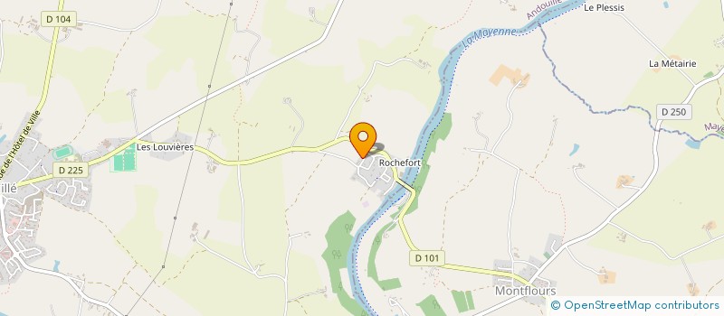 localisation de l'entreprise REMY VOLTEAU  ANDOUILLE