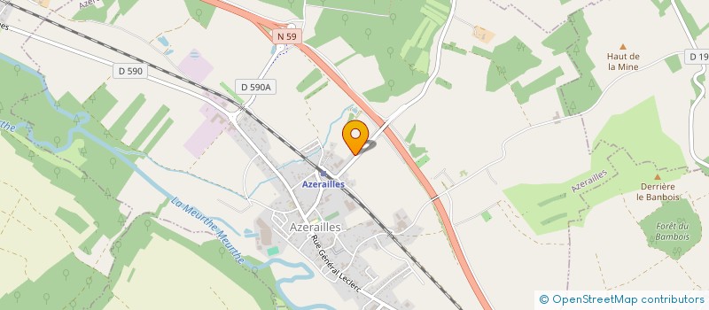 localisation de l'entreprise REMY VOURIOT  AZERAILLES