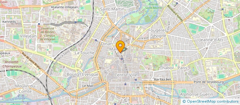 localisation de l'entreprise REN 1 à RENNES