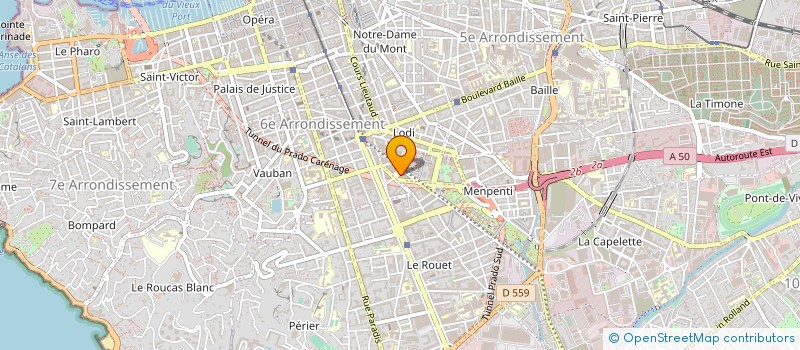 localisation de l'entreprise REN@ à MARSEILLE 6EME
