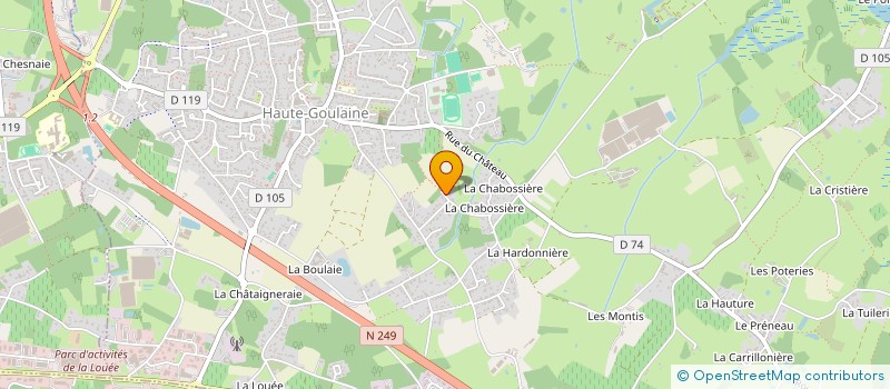 localisation de l'entreprise REN.AND à BASSE-GOULAINE