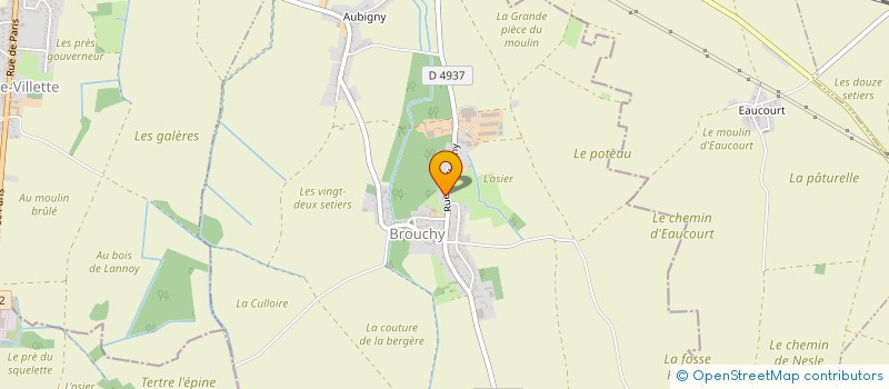 localisation de l'entreprise REN'ART  BROUCHY