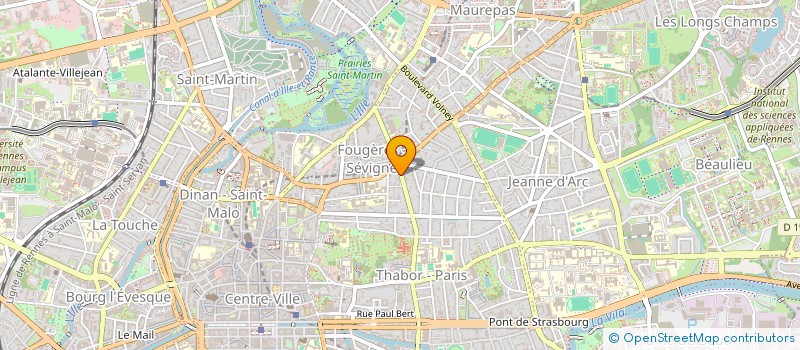 localisation de l'entreprise REN BAIL à RENNES