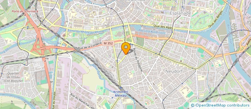 localisation de l'entreprise REN BATI à STRASBOURG