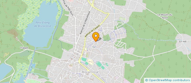 localisation de l'entreprise REN BERPHI  BISCARROSSE