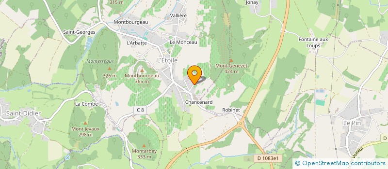 localisation de l'entreprise REN'ESSENCE  LA CHAILLEUSE