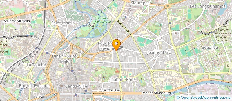 localisation de l'entreprise REN FONCIERE à RENNES