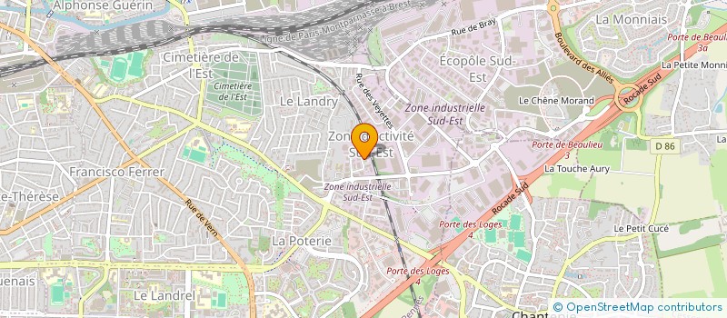 localisation de l'entreprise REN'HYGIENE à RENNES