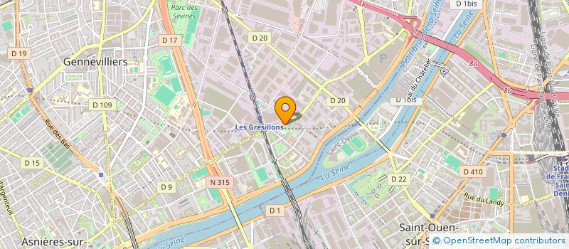 localisation de l'entreprise REN IMMO à ASNIERES-SUR-SEINE