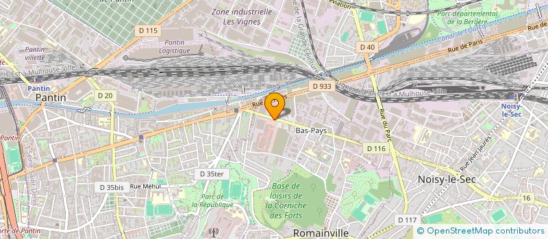 localisation de l'entreprise REN MODE à ROMAINVILLE