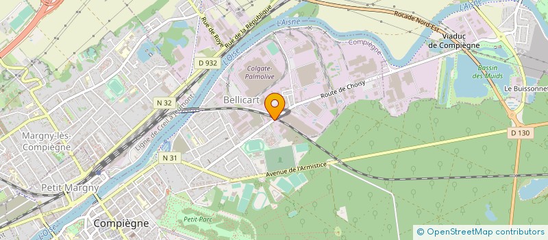 localisation de l'entreprise REN OISE PAVILLONS  COMPIEGNE