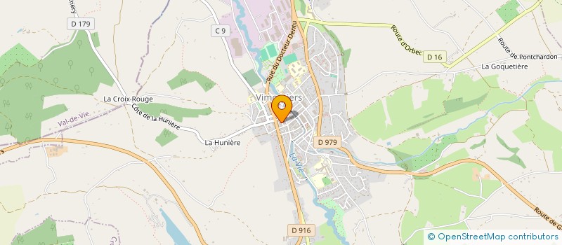 localisation de l'entreprise REN'OVATION BTP à VIMOUTIERS