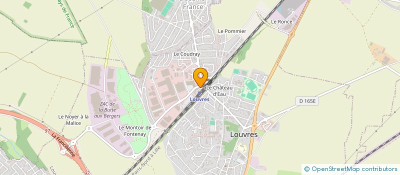 localisation de l'entreprise REN OVER  LOUVRES