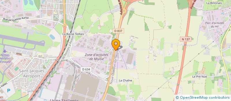 localisation de l'entreprise REN'PAVAGE à NOYAL-CHATILLON-SUR-SEICHE