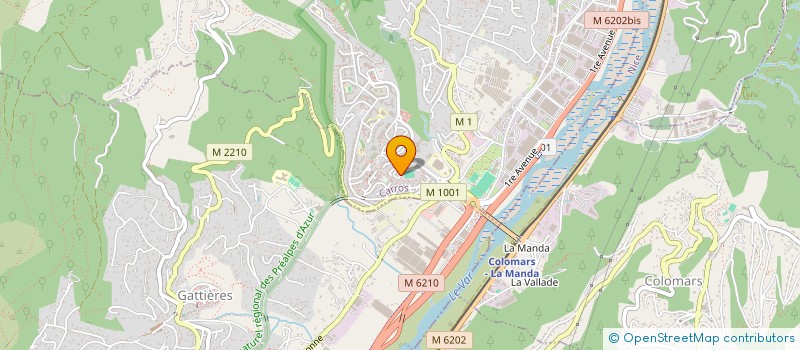 localisation de l'entreprise RENA PROD à CARROS