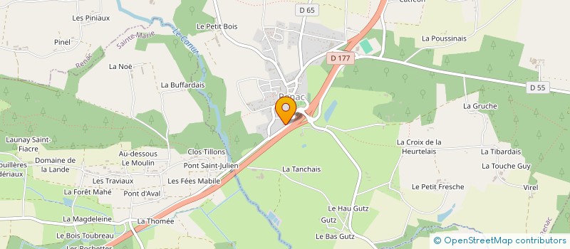 localisation de l'entreprise RENAC IMMOBILIER  RENAC