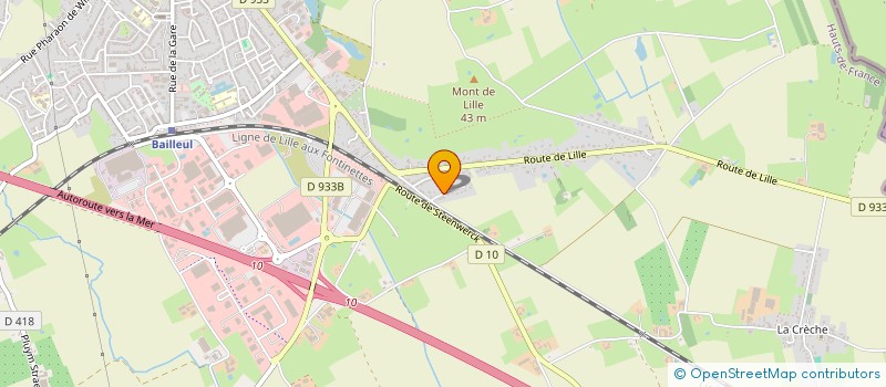 localisation de l'entreprise RENACOM à BAILLEUL