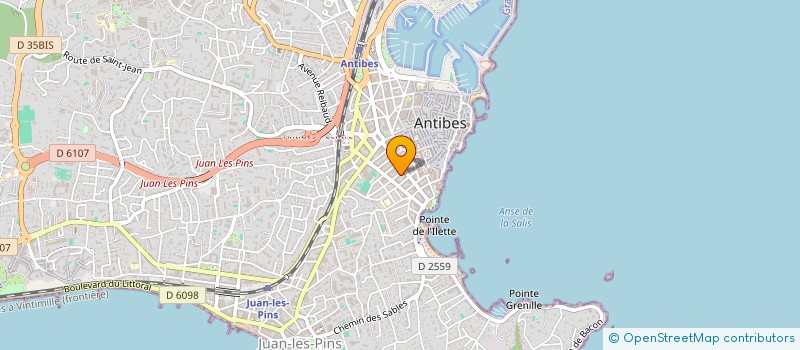 localisation de l'entreprise RENAFLORE à ANTIBES