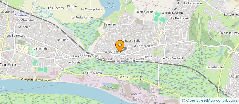 localisation de l'entreprise RENAIS'SENS à COUERON