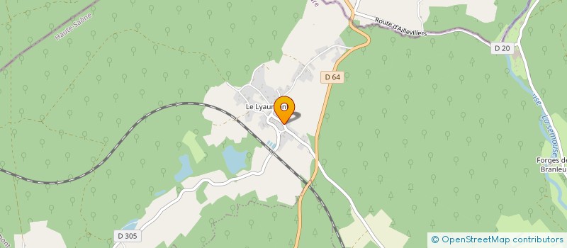 localisation de l'entreprise RENAISSANCE 2008  AILLEVILLERS-ET-LYAUMONT