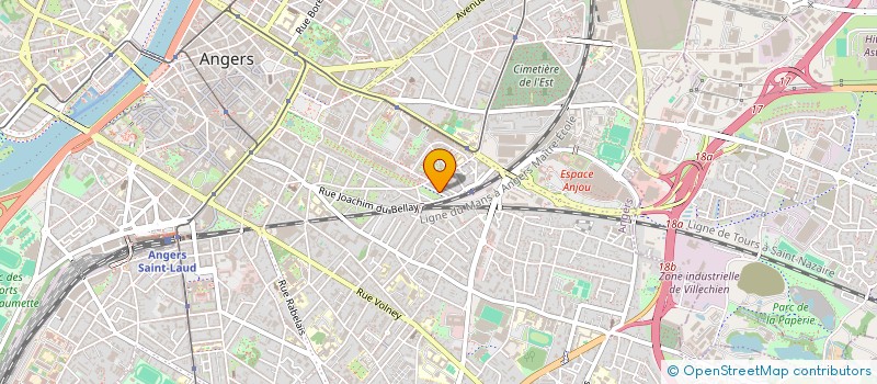 localisation de l'entreprise RENAISSANCE 49 à ANGERS