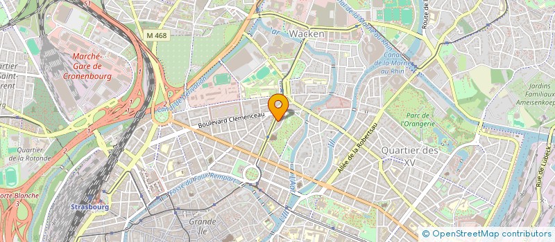 localisation de l'entreprise RENAISSANCE à STRASBOURG