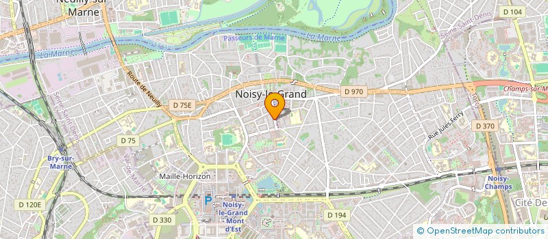 localisation de l'entreprise RENAISSANCE à NOISY-LE-GRAND