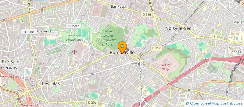 localisation de l'entreprise RENAISSANCE  ROMAINVILLE