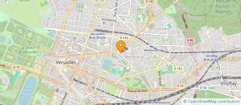 localisation de l'entreprise RENAISSANCE à VERSAILLES