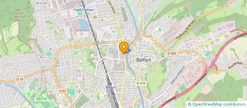 localisation de l'entreprise RENAISSANCE  BELFORT