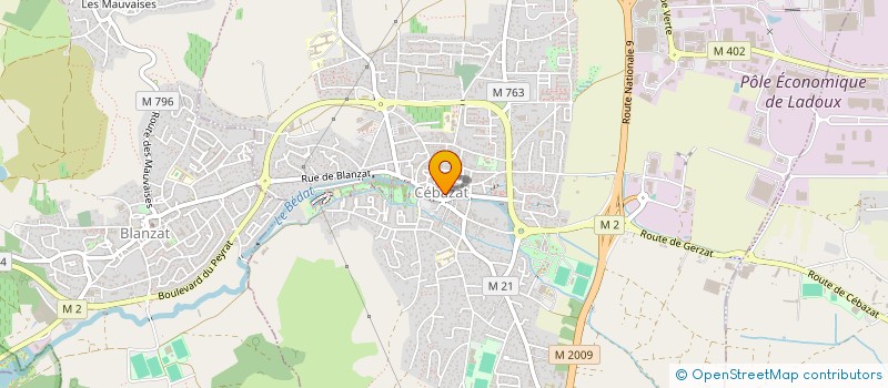 localisation de l'entreprise RENAISSANCE  CEBAZAT