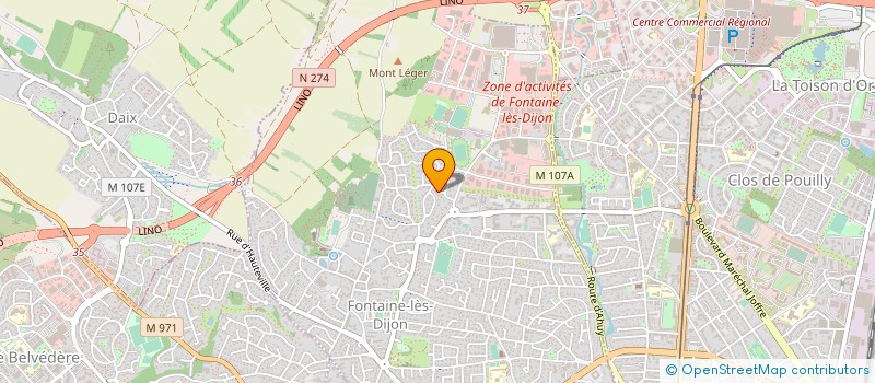 localisation de l'entreprise RENAISSANCE à FONTAINE-LES-DIJON