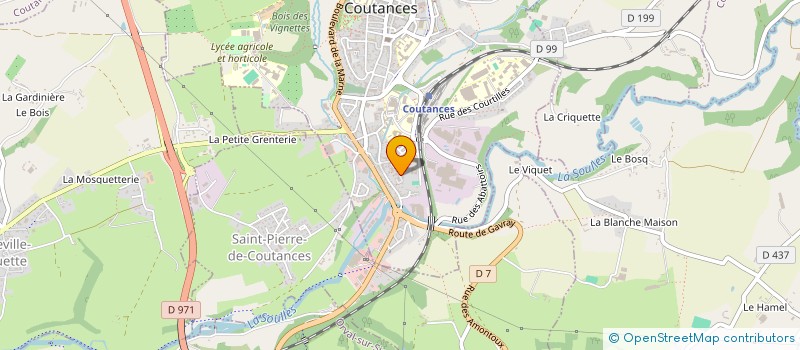 localisation de l'entreprise RENAISSANCE  COUTANCES