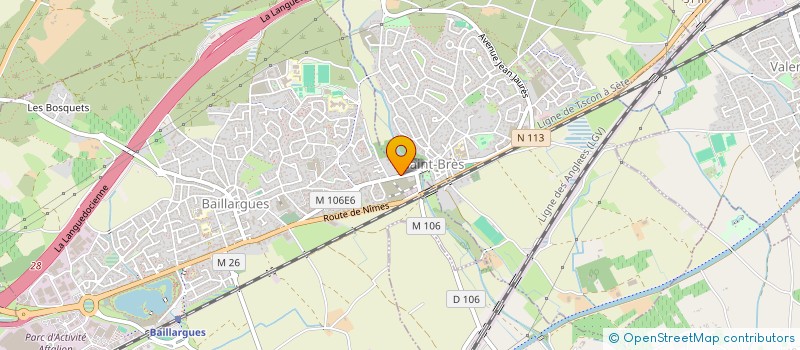 localisation de l'entreprise RENAISSANCE à BAILLARGUES