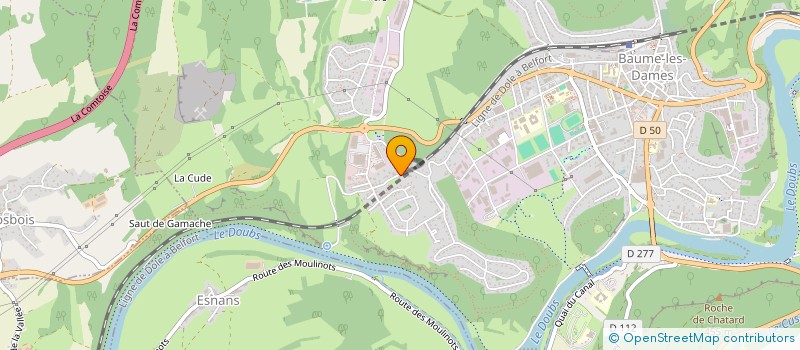 localisation de l'entreprise RENAISSANCE  BAUME-LES-DAMES