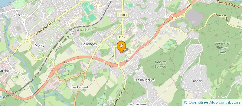 localisation de l'entreprise RENAISSANCE à THONON-LES-BAINS