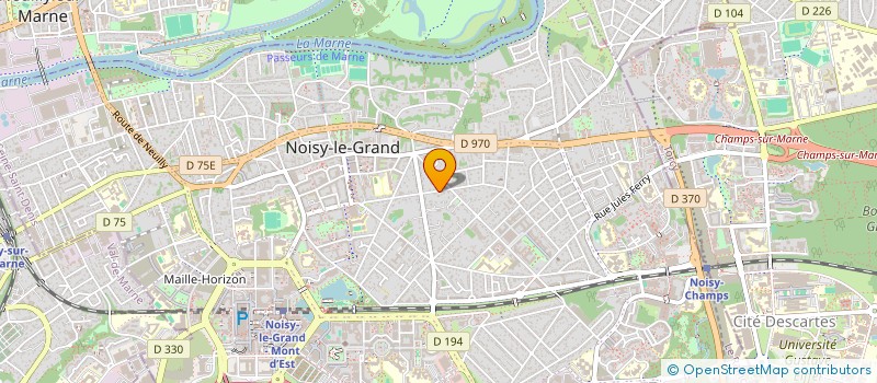 localisation de l'entreprise RENAISSANCE à NOISY-LE-GRAND