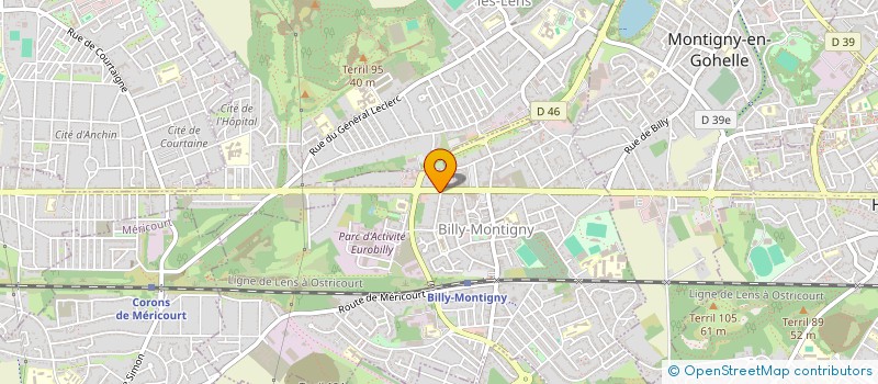 localisation de l'entreprise RENAISSANCE à BILLY-MONTIGNY