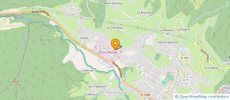 localisation de l'entreprise RENAISSANCE  UGINE