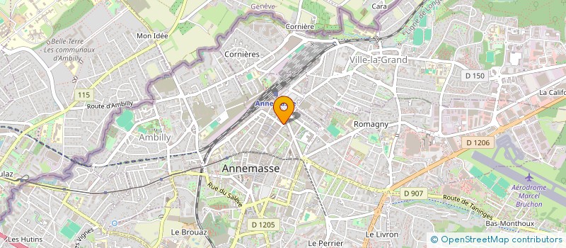 localisation de l'entreprise RENAISSANCE à ANNEMASSE